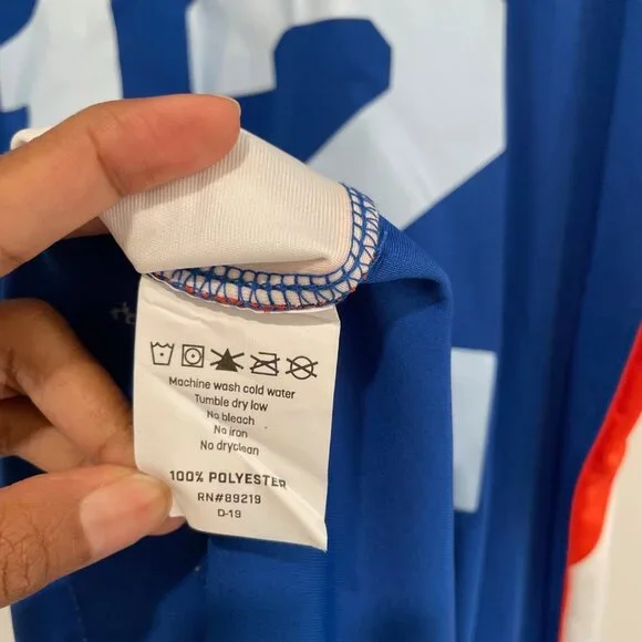 New York Knicks Blue w/ Orange NBA Jersey Size M - Picture 13 of 13